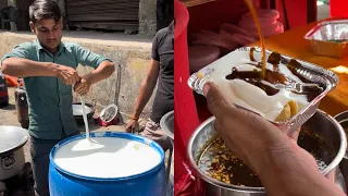 Ghaziabad’s Famous Dahi Bhalla🤩🤩 || रोज़ाना 2 क्विंटल दही भल्ले बेचते है😳😵 || Indian Street Food