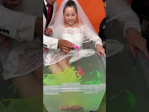 How to paint a wedding dress!! #shorts