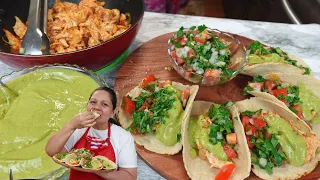 Tacos de pollo mexicanos