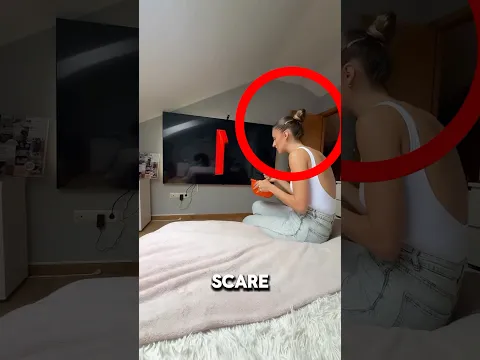 She thought it was real movie 🤯😳#shorts
