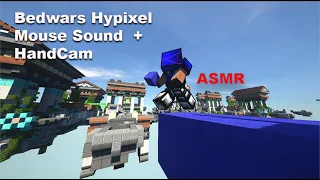 Bedwars Hypixel GamePlay. | Mouse Sound + Handcam (asmr)
