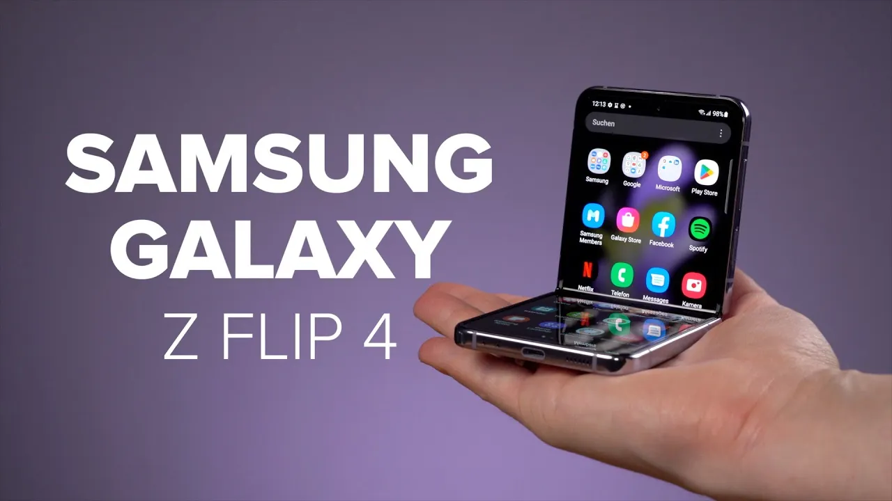 Vido-Test de Samsung Galaxy Z Flip 4 par Computer Bild