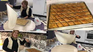 ÇOK İSTENİLEN BAKLAVA TARİFİM📣AÇMALARA DOYAMADIM✅ŞERBETİ🔝BAKLAVA HAMURU YOĞRUMU👍TÜM DETAYLARIYLA