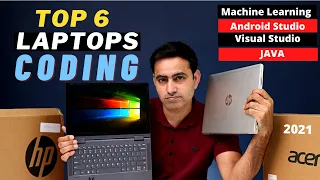 Top 6 Best Laptops For Coding⚡⚡Most Powerful Laptops for Programming 2021 | Machine Learning AI JAVA