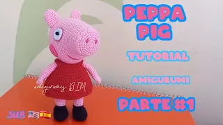 Peppa Pig  a crochet #tutorial  #amigurumi  parte #1_ sub ing - esp #facil
