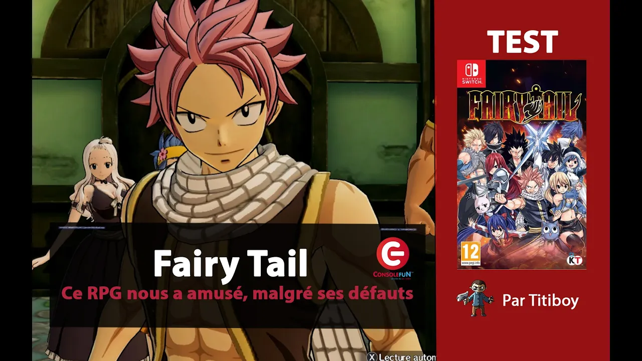 Vido-Test de Fairy Tail par ConsoleFun