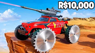 Carrinho de Controle Remoto de R$10 vs R$10.000!