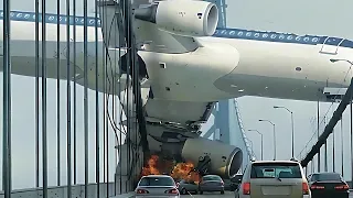 15 CRAZY Airplane Accidents Caught On Camera