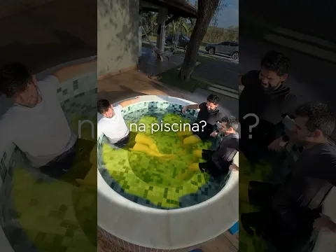 É POSSIVEL SABER QUEM SUJOU A PISCINA?
