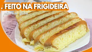 Meu pão para o café da manhã! Na frigideira sem farinha de trigo e sem glúten