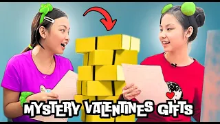 MYSTERY LATE VALENTINE'S GIFT SWITCH UP CLASS CARD CHALLENGE | IPHONE GIFT? | Aurea & Alexa