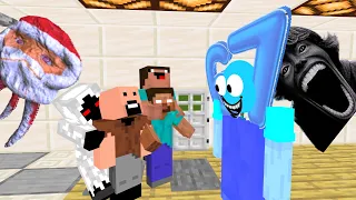 Trapped in a Haunted Mansion with Monsters Until We Met 67 #67 #minecraft