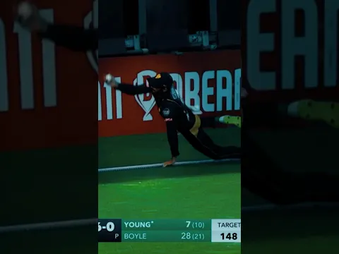 Troy Johnson magic #SuperSmash #Cricket