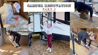 Camper renovation PT. 2