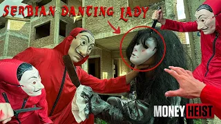 Parkour vs MONEY HEIST ESCAPING SERBIAN DANCING LADY 2.0 | Epic Parkour POV HORROR Movie Chase