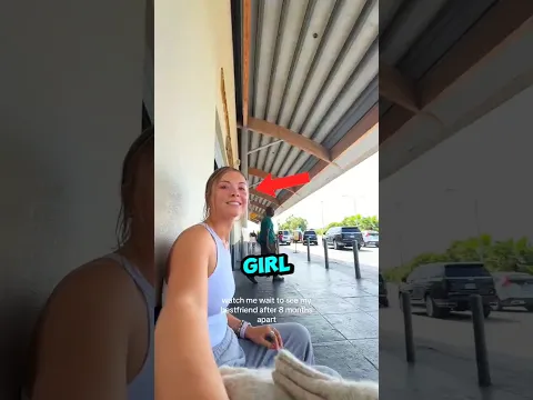 This Girl Waited for Hours Outside a Tiny Airport To See Her Bestfriend Again ❤️🥺