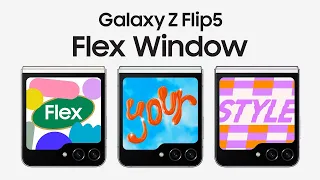 Galaxy Z Flip5: Experiencia Flex Window