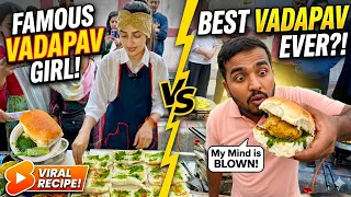 Angry Viral Vada Pao Girl Of Delhi | दिल्ली में खूबसूरत लड़की लगा रही है वड़ा पाव का ठेला 🫣🔥