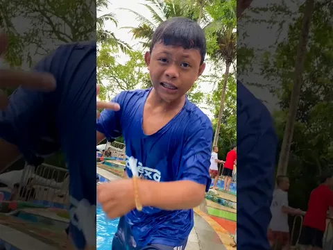 Alifbaa ajak kak Ardi mandi di kolam renang terbesar di kota Palembang #ardipetto #komedi #funny