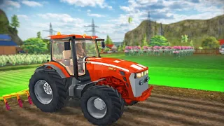Crazy Tractor Farming 😱🚜Real Village Drive Gameplay #Shorts#viral