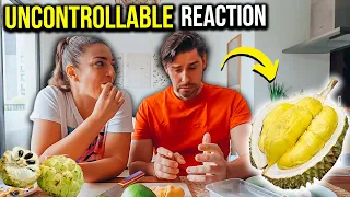 FOREIGNERS try FILIPINO FRUITS - Uncontrollable Reaction!