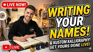 MVK Art's is live writing your beautiful names ‼️