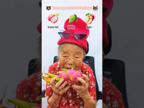 Dragon fruit, Mango & Apple 🍎 #mukbang #eatingshow #asmr #food #shorts