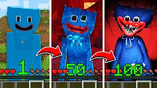 Testei os HUGGY WUGGY ilegais no Minecraft...