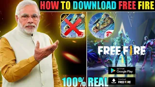 HOW TO DOWNLOAD FREE FIRE AFTER BAN || फ्री फायर DOWNLOAD कैसे करें
