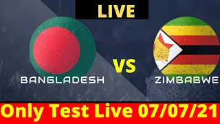 Bangladesh Vs Zimbabwe Only Test Live | Zimbabwe Vs Bangladesh Test