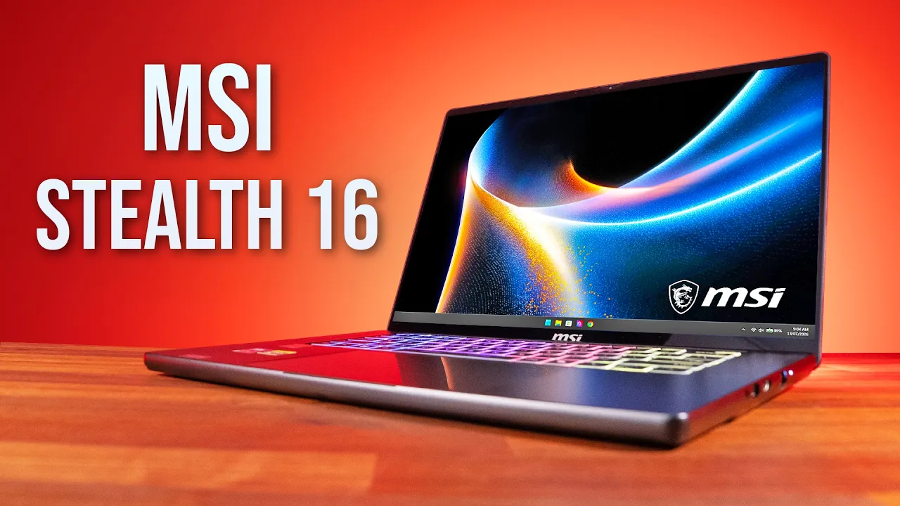 Vid�o-Test de MSI Stealth 16 par Jarrod'sTech