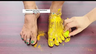 Fair Feet Tips & Trick | Salon Like Pedicure Free At Home | Clean Feet Darkness & Tanning 