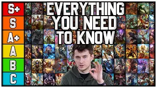 EVERYTHING YOU SHOULD AND SHOULDN'T BE PLAYING RIGHT NOW... MOST DETAILED SMITE TIERLIST!!