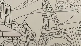 Eiffel Tower | Episode 1 #asmr #coloring #beekeenkidsart
