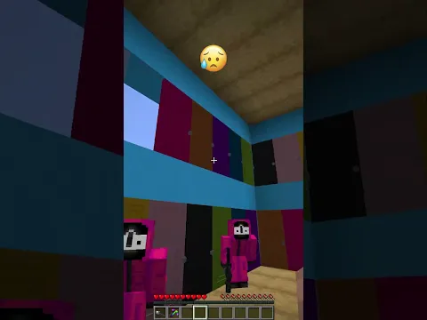 Too Many Players vs Squid Game Emoji Reaction #shorts #meme #minecraft