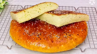 خبز العيد🌙 خبز الدار  خفيف ورطب  وهش بدون اي مجهود  في 5 دقائق فقط