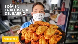 Trabajando en la ROTISERÍA del barrio por un día en ARGENTINA 🇦🇷🍔