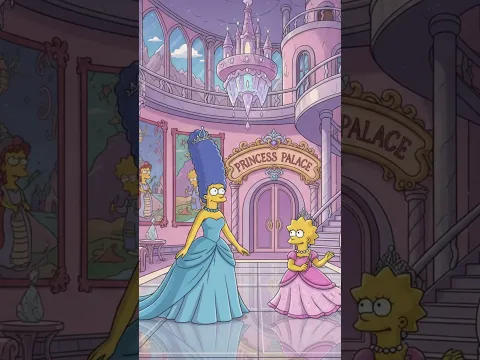 Los Simpsons se esconden de un zombie