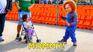 Scaring Kids on Halloween!