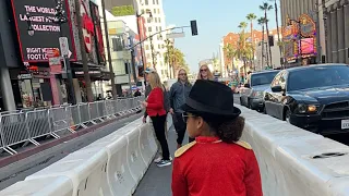 LITTLE Michael Jackson in HOLLYWOOD