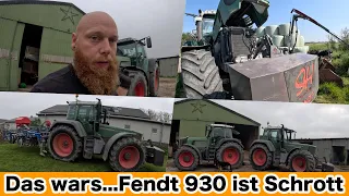 FarmVLOG#874 - Nun ist der Fendt Vario 930 TMS endgültig SCHROTT