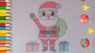 How to Draw a Santa Claus | Santa Claus Drawing for Kids and Toodlers