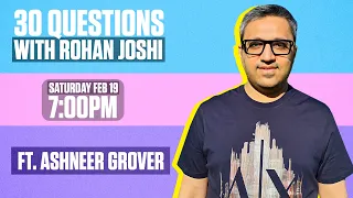 🔴 RIP TO MY DOGLAPAN! 30 Questions with Shark Tank's Ashneer Grover! (feat @SahilShahcomedy )