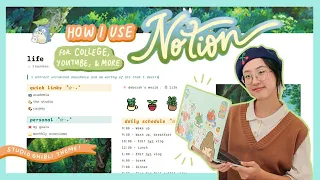 how i organize my life & stay productive💡notion tour + free template