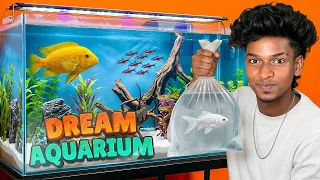 Finnally Built My Dream Aquarium at Home! 🐠 full Setup Vlog | Twin Vlogers Tamil 