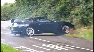 SUPRA CRASHES IN THE RAIN! How NOT to leave a car show!