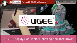 Ugee U1200 Display Tablet Unboxing and Test drive