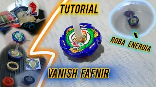|| EL DRAGON DE GOMA? || VANISH FAFNIR tutorial de como hacer a un mini bey casero