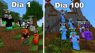 Esto hacen mis subs en 100 Dias de Minecraft