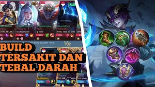 GAMEPLAY DYROOTH BUILD 2023 DAMAGE SAKIT DAN TEBAL DARAH (MOBILE LEGEND)